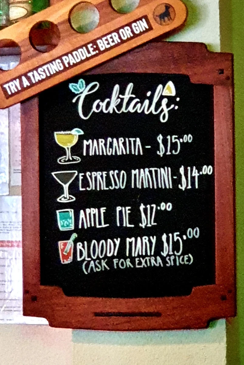 Menu, Rouseabout Inverell