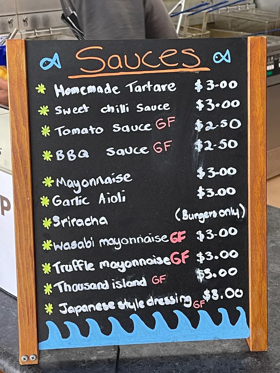 Menu, Bluewave Seafood - Take away food near Bermagui, fish and chips Restaurants