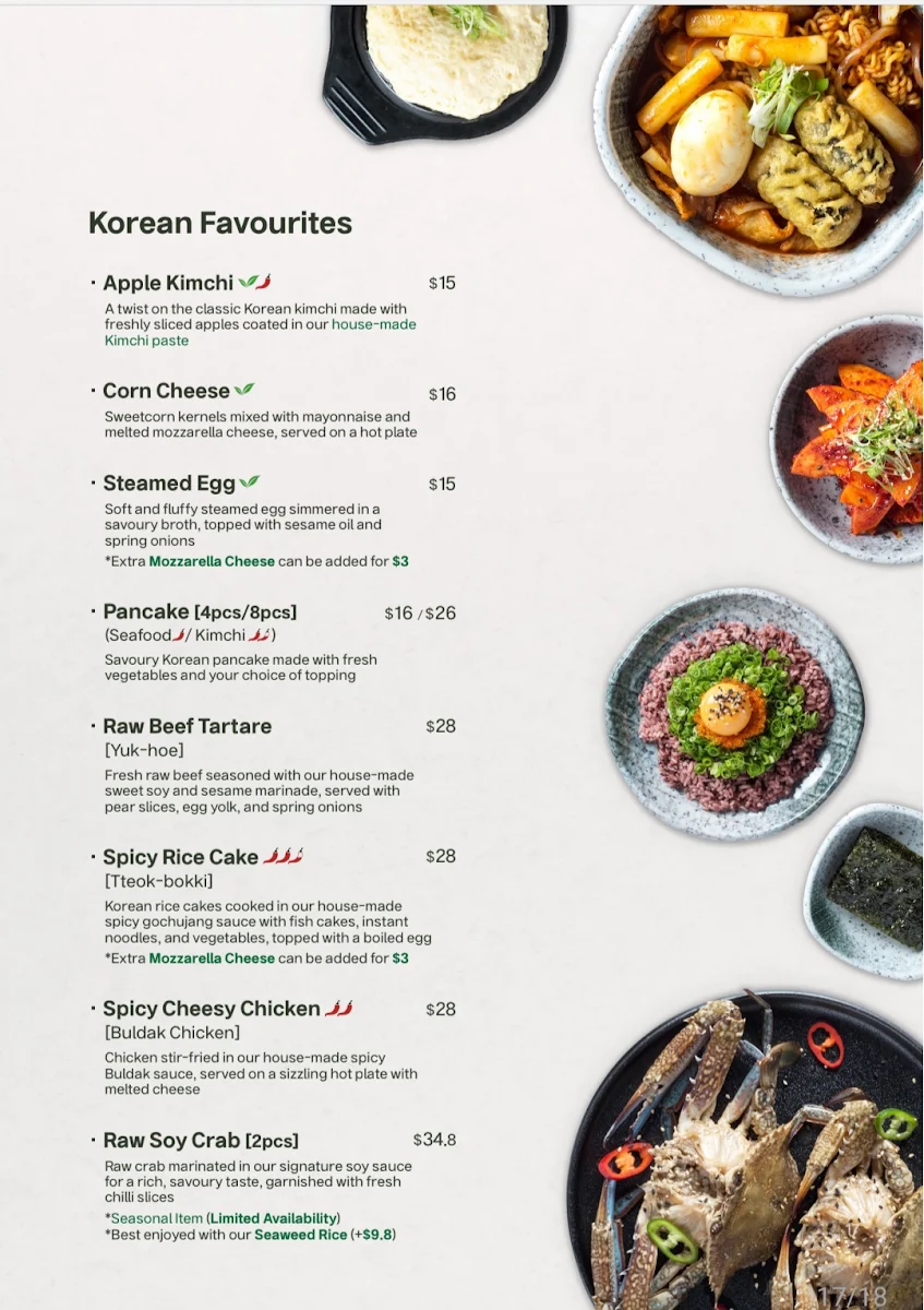 Menu, BBQ CODE Doncaster