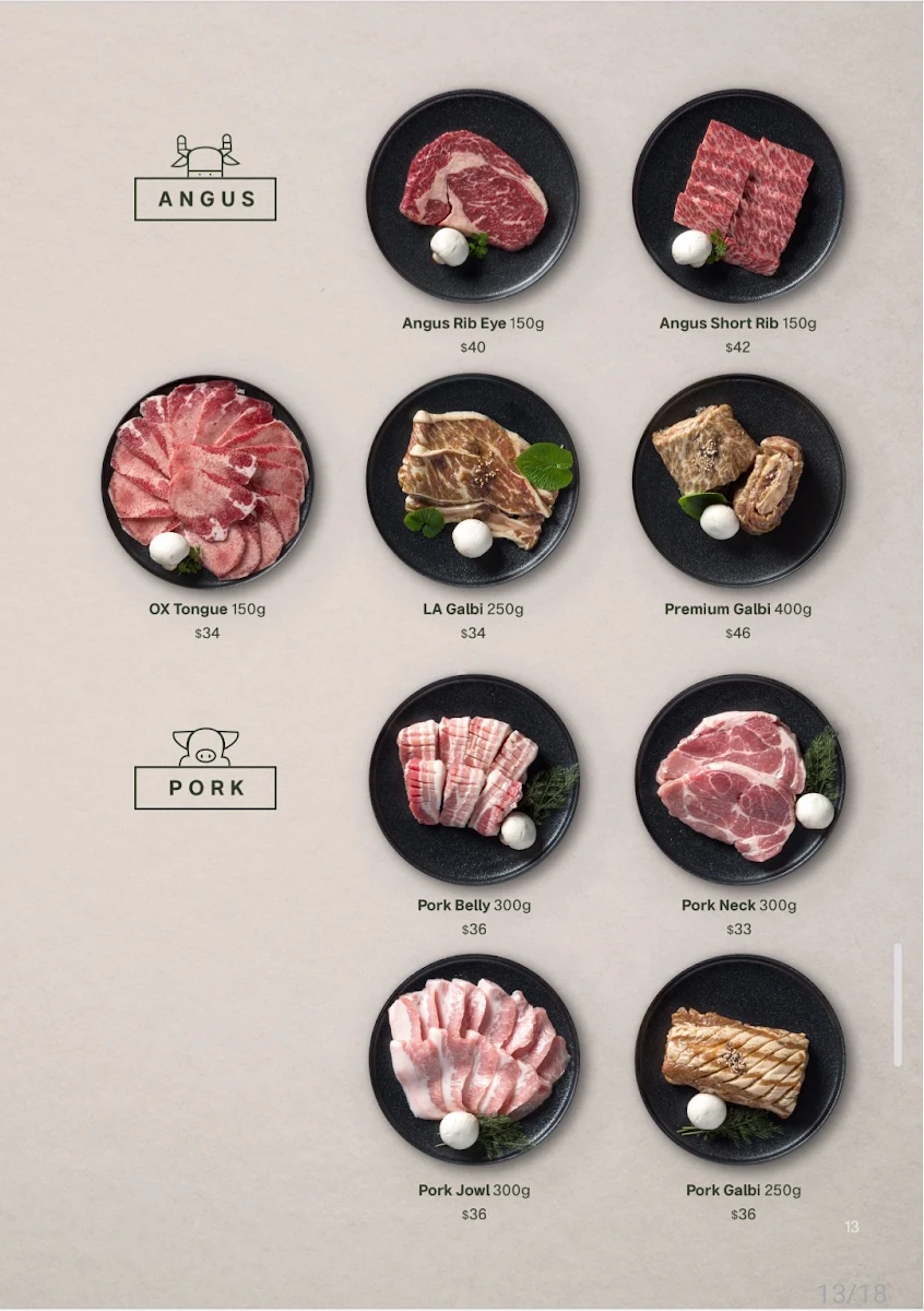 Menu, BBQ CODE Doncaster