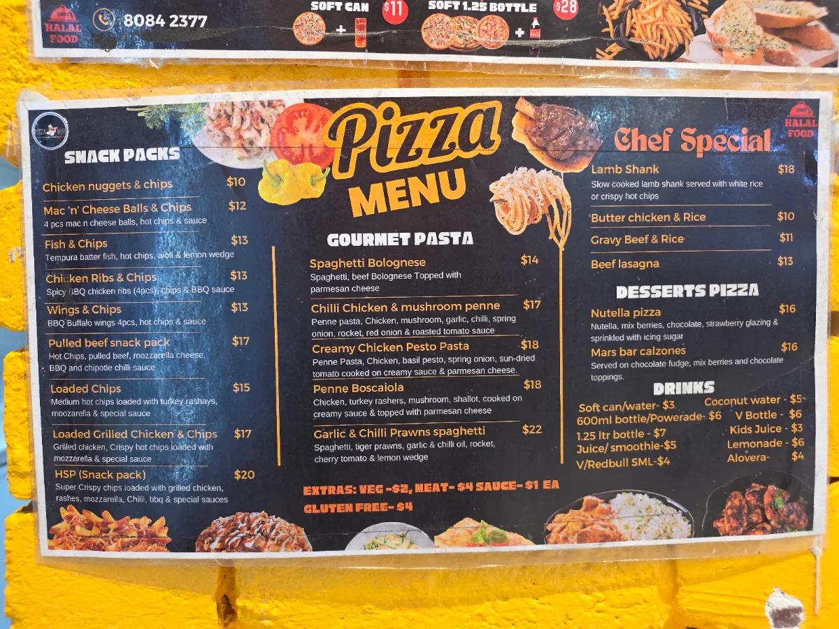 Menu, Chicken Licken