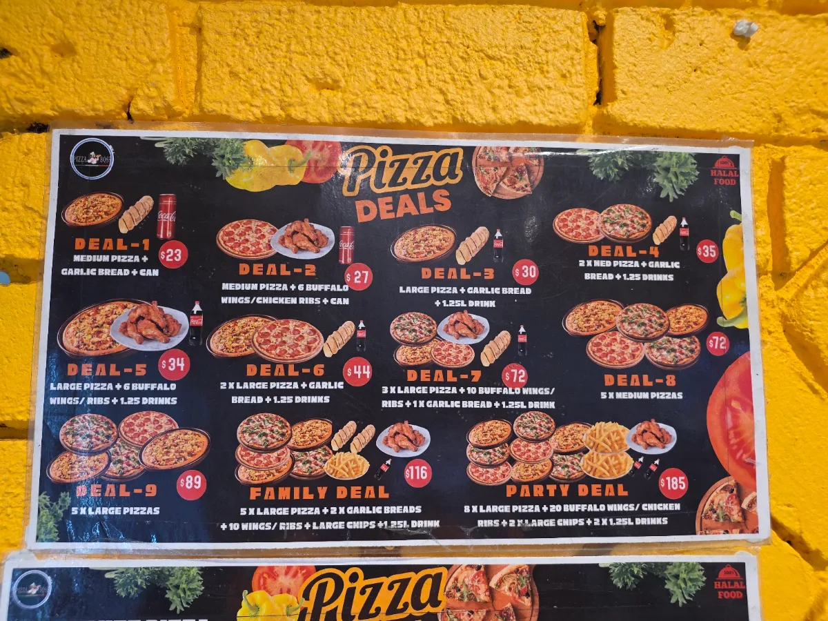 Menu, Chicken Licken