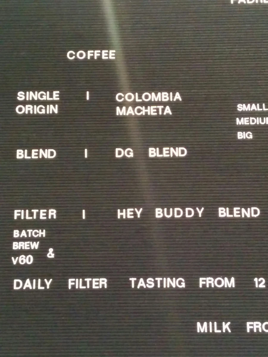 Menu, Kit Espresso