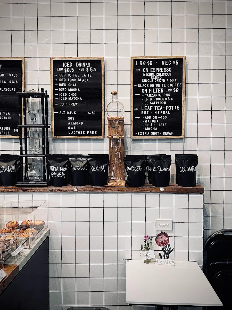 Menu, Kit Espresso