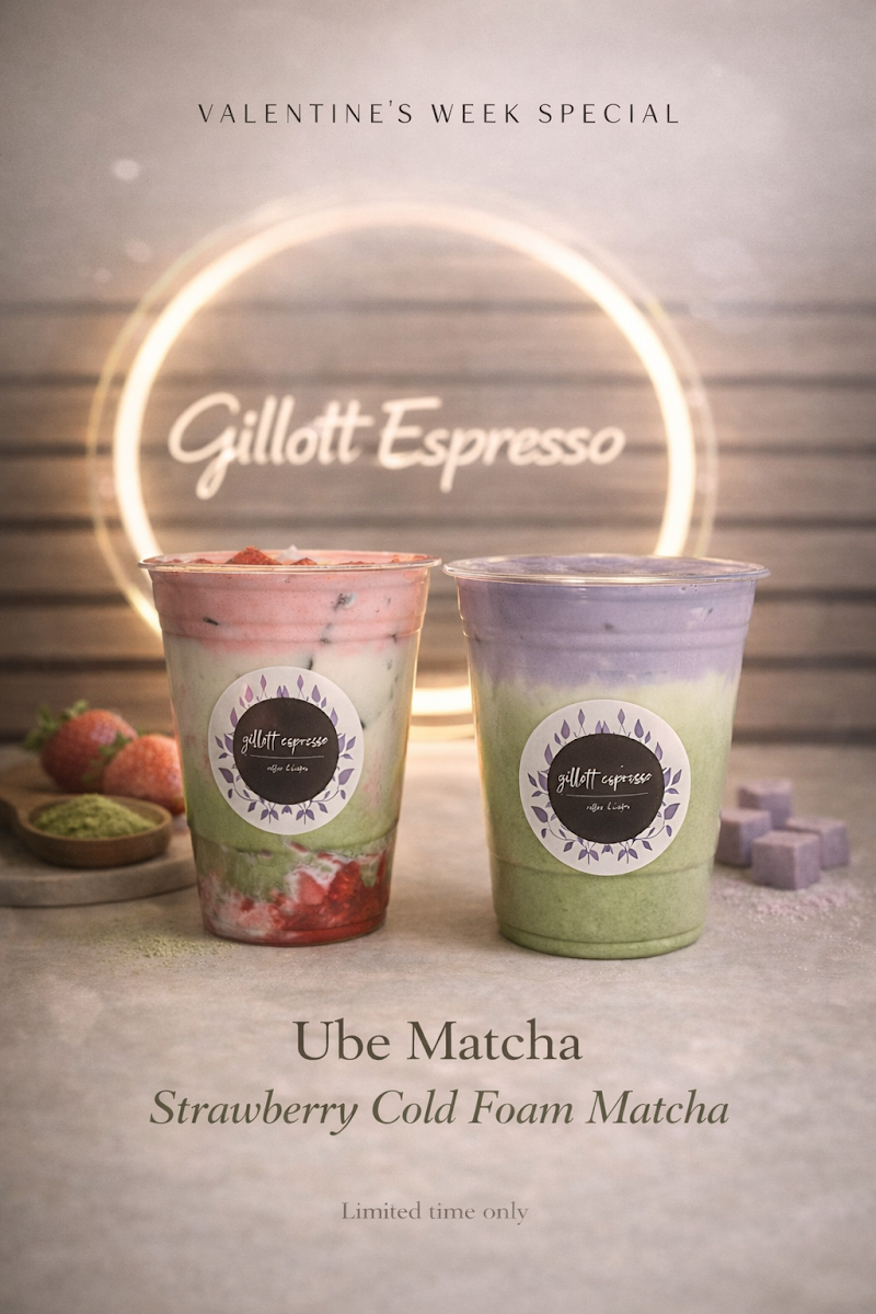 Menu, Gillott Espresso