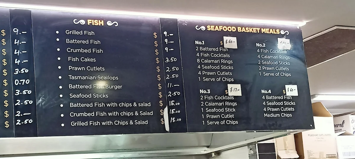 Menu, Kambah Village Pizza & Take Away
