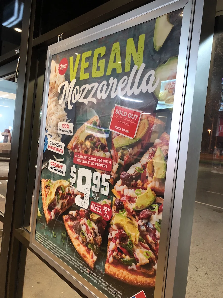 Menu, Domino's Pizza Sunshine