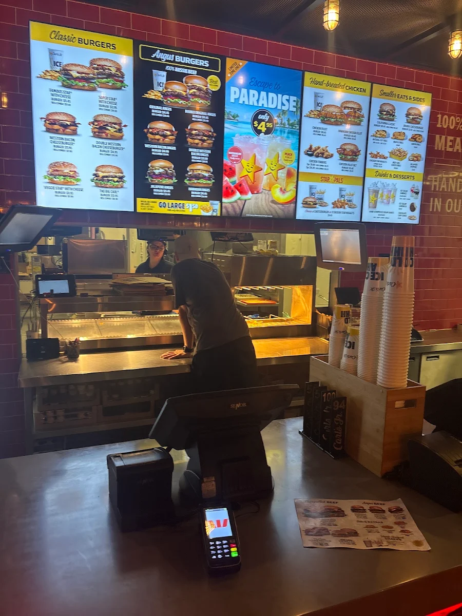Menu, Carl's Jr. Rockhampton