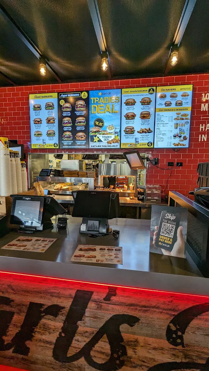 Menu, Carl's Jr. Rockhampton
