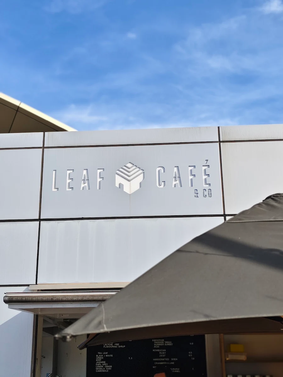 Menu, Leaf Cafe & Co