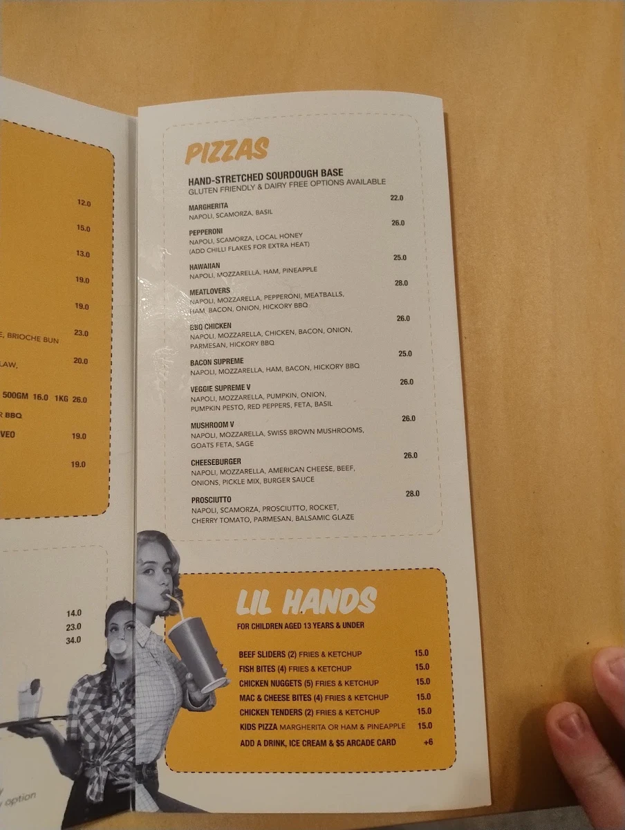 Menu, General Public Ipswich