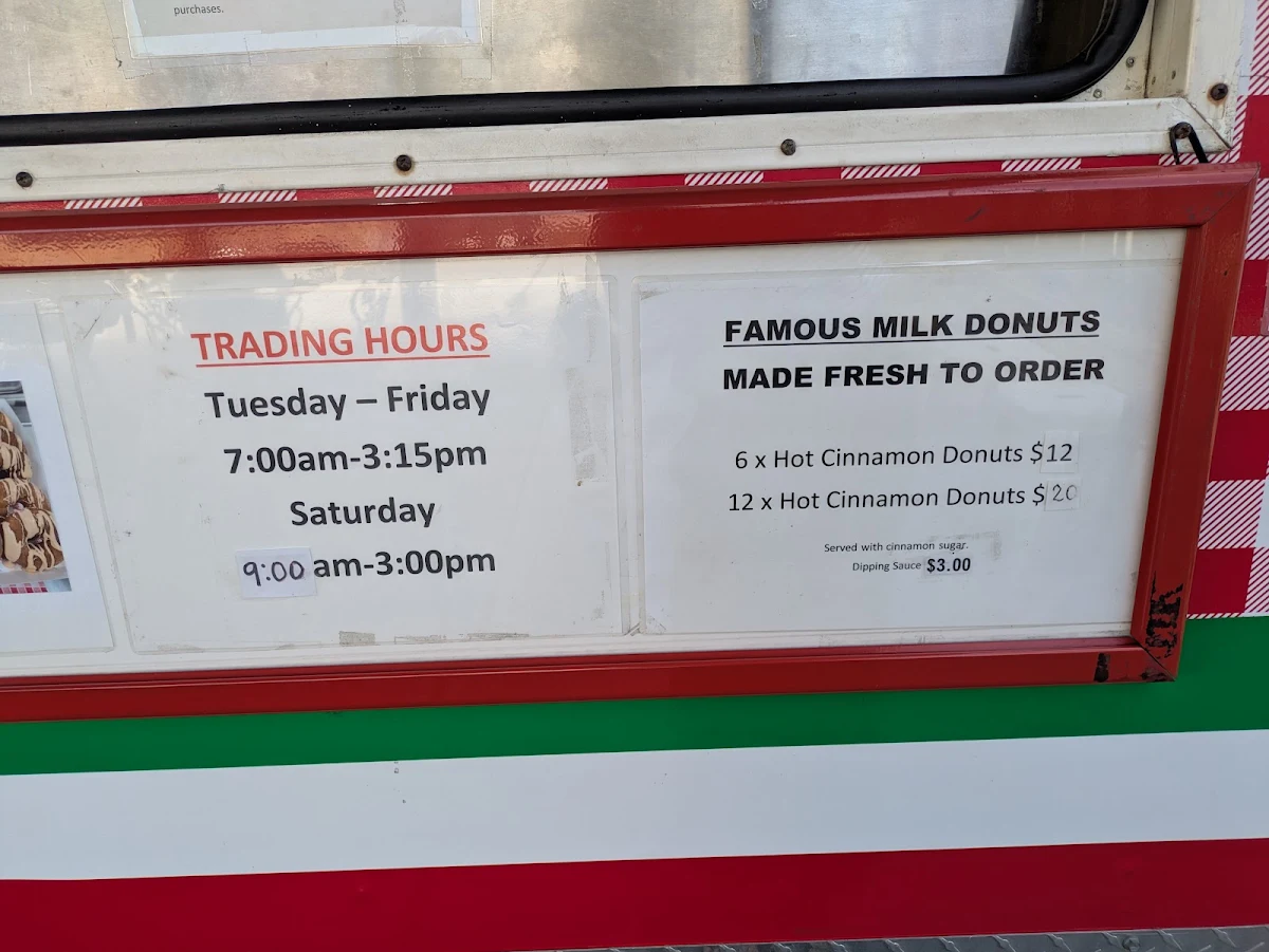 Menu, La Italiana Panini & Donut Cafe