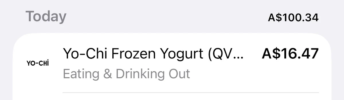 Menu, Yo-Chi