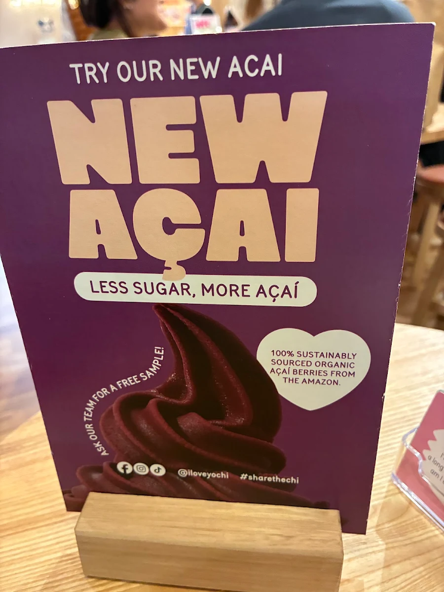 Menu, Yo-Chi