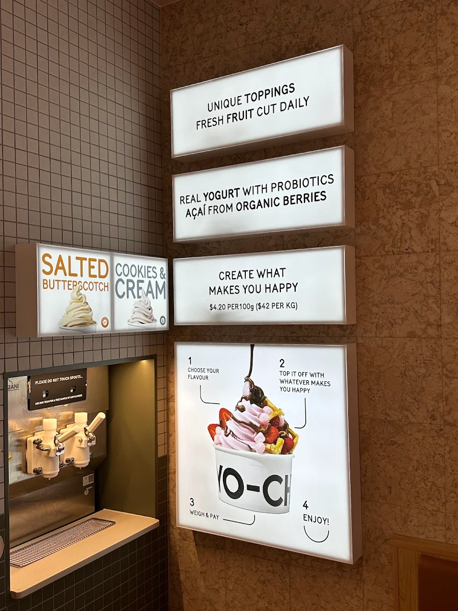 Menu, Yo-Chi