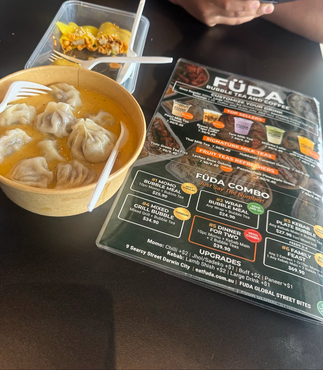 Menu, FÜDA : GLOBAL STREET BITES