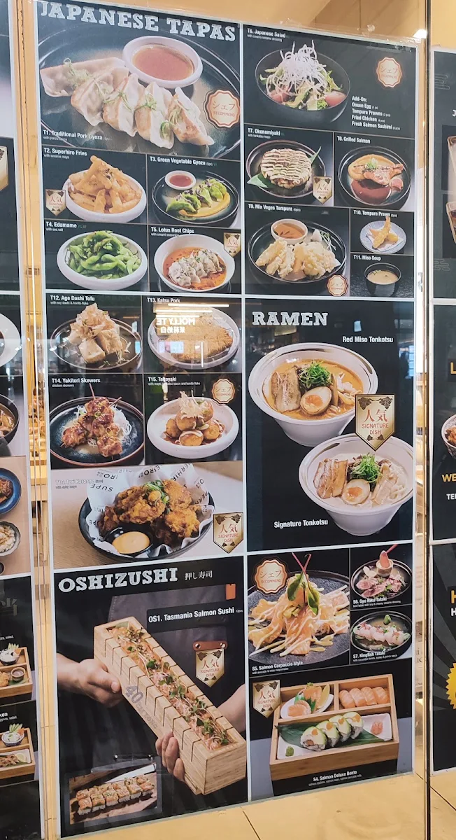 Menu, SUPERHIRO