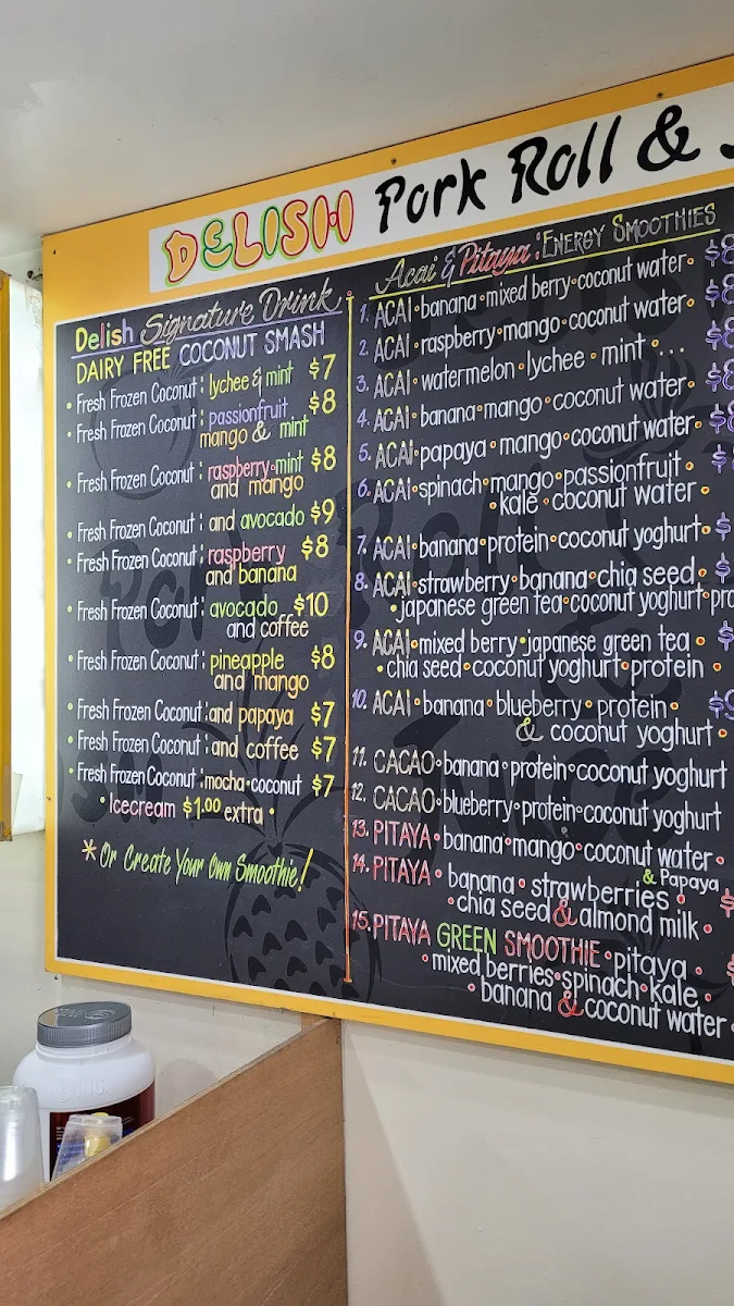 Menu, Saigon Delish