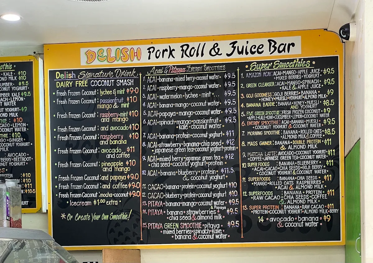 Menu, Saigon Delish