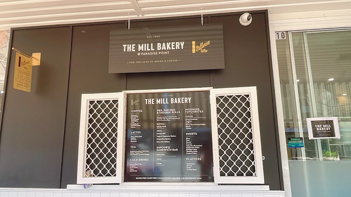 Menu, The Mill Bakery Paradise Point