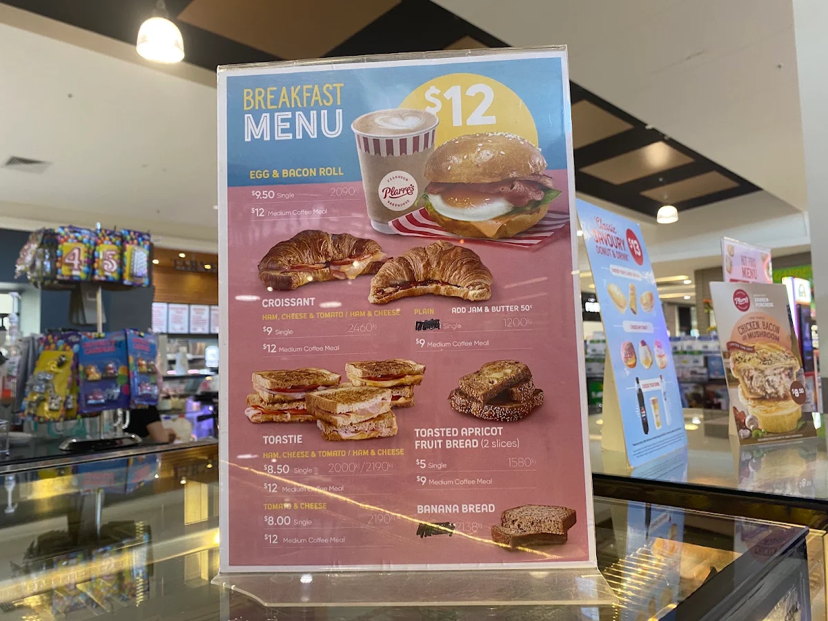 Menu, Ferguson Plarre's Bakehouse - Tarneit