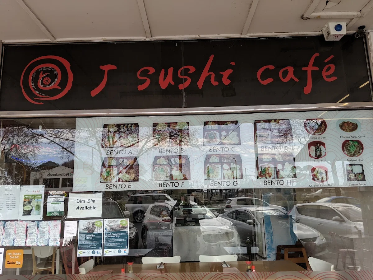 Menu, J Sushi Cafe