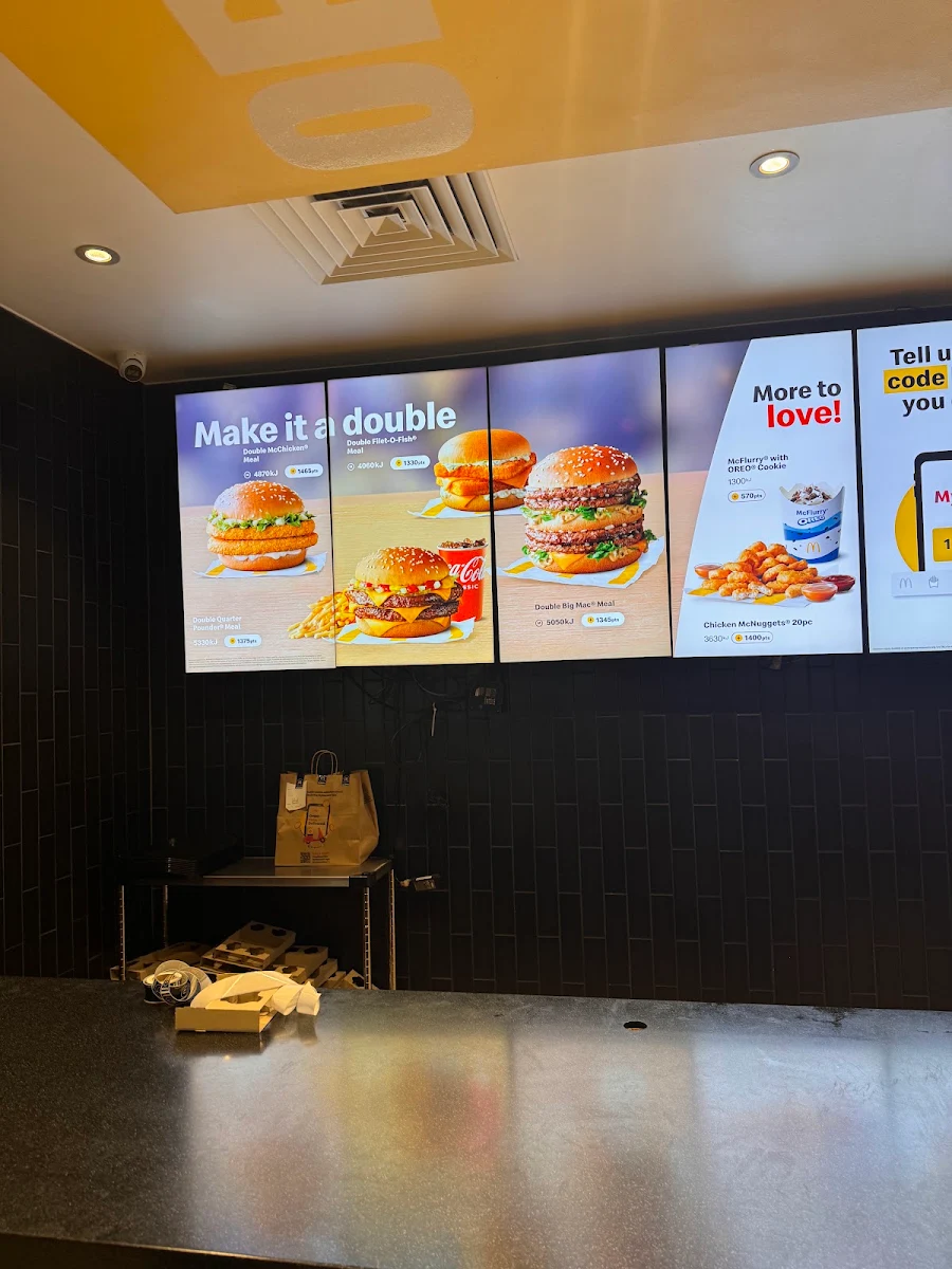 Menu, McDonald's Cheltenham