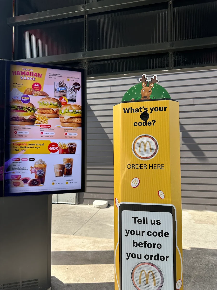 Menu, McDonald's Oran Park