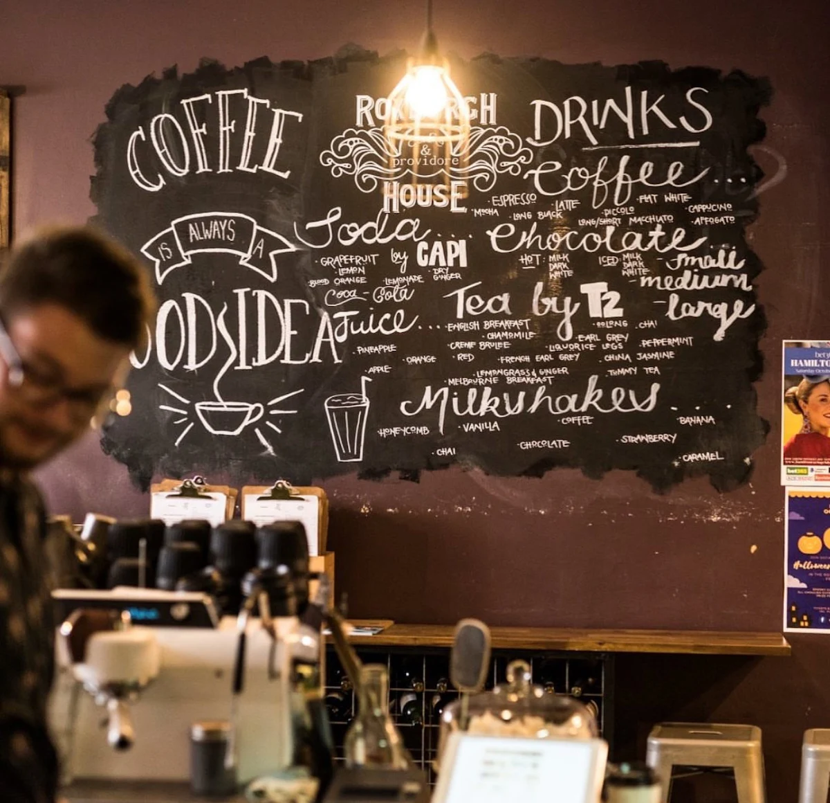 Menu, The Roxburgh