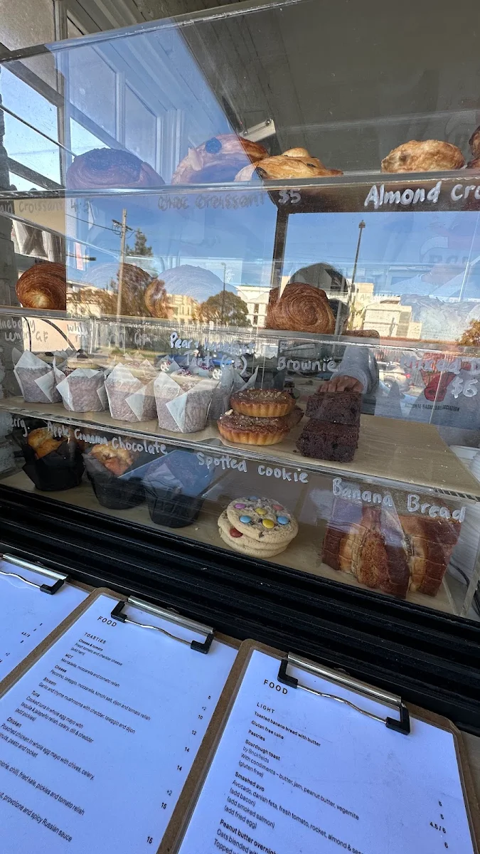 Menu, Hendrix Coffee Co