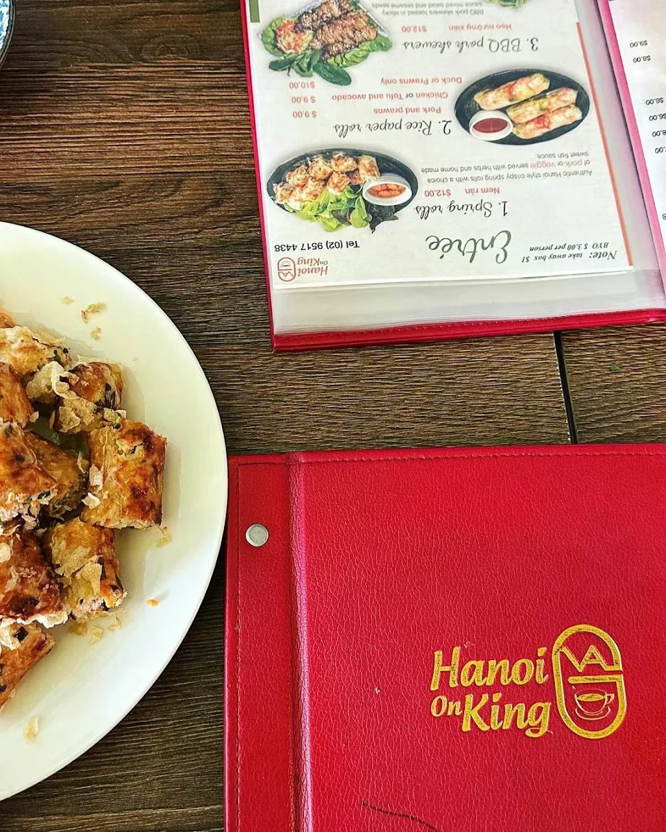 Menu, Hanoi on King Newtown