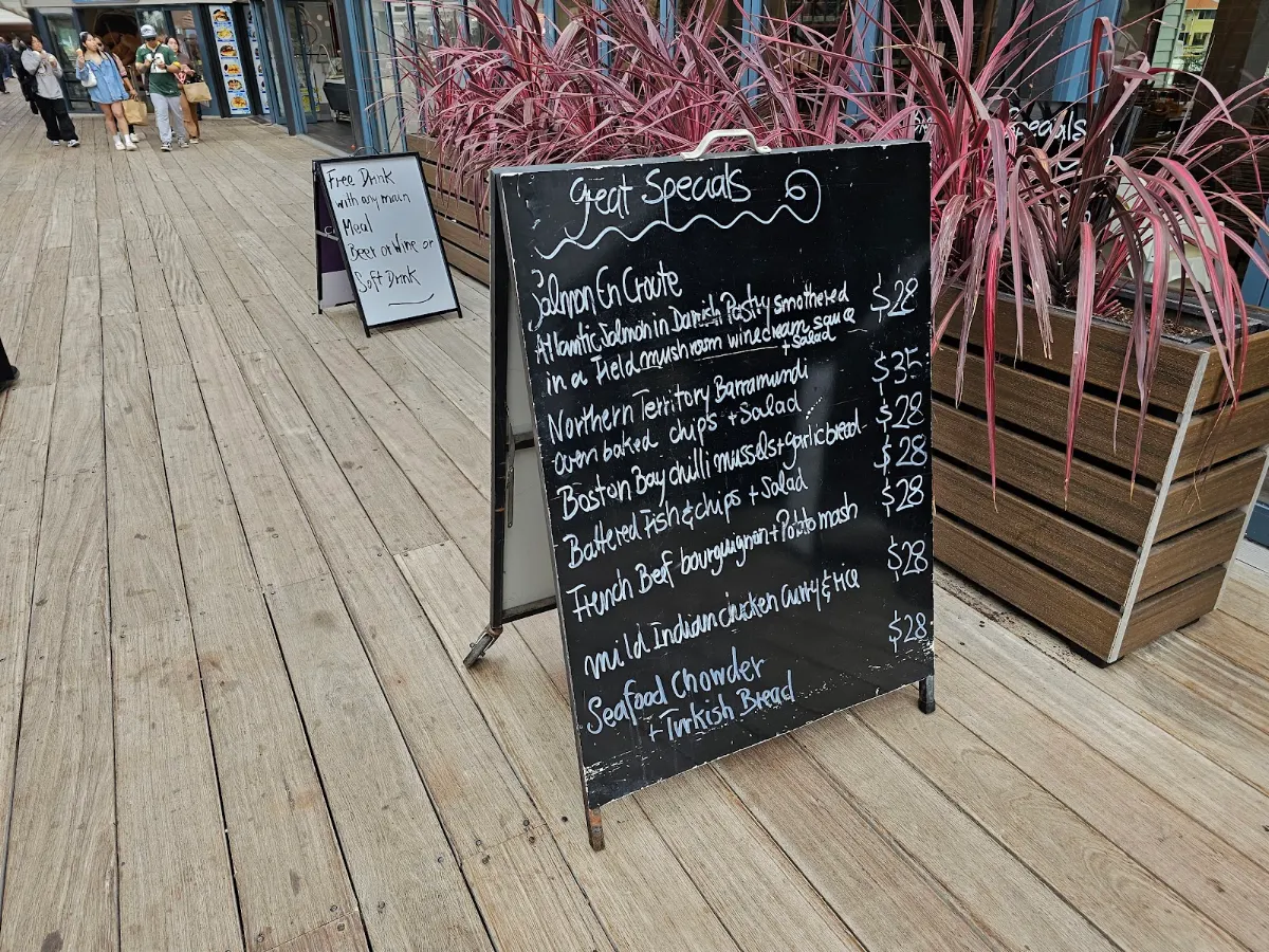 Menu, Purple Goat Café