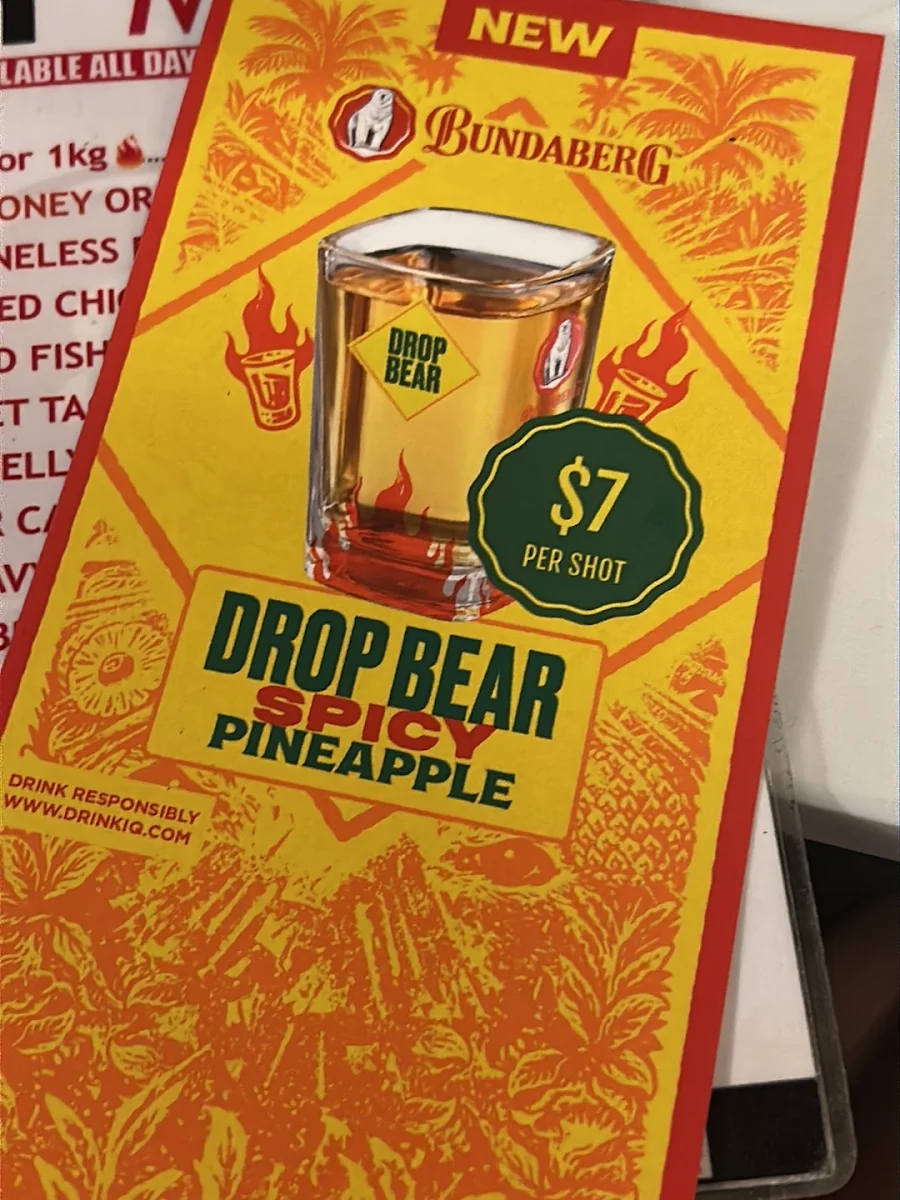Menu, The Brass Bookie