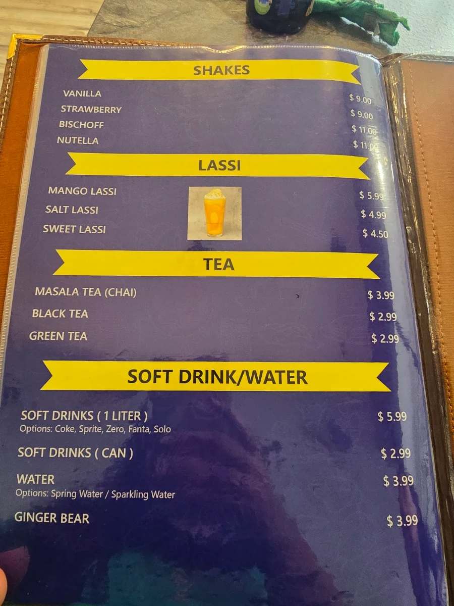 Menu, Kababish Restaurant