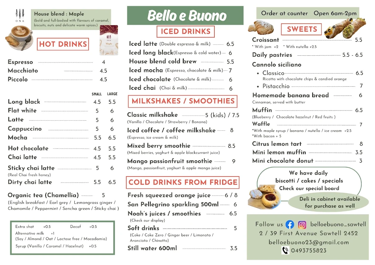 Menu photo 1