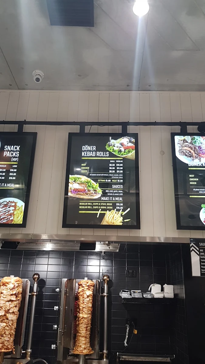 Menu, Zozan Kebabs