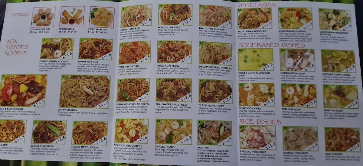 Menu, So Delicious