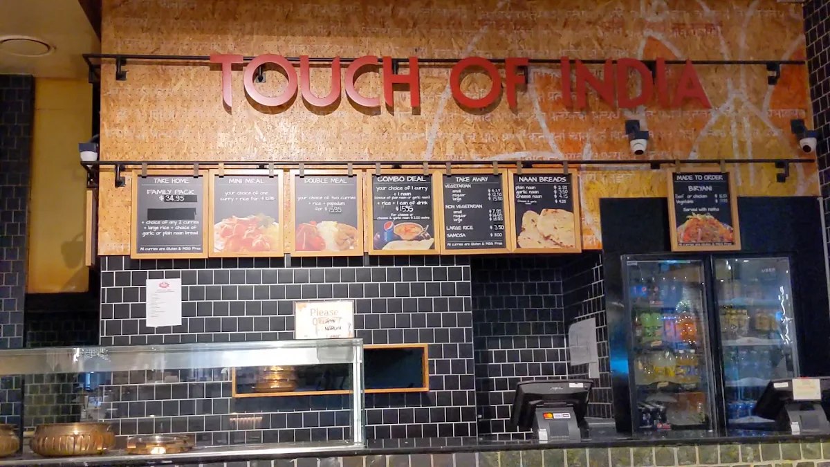 Menu, Touch of India Garden City