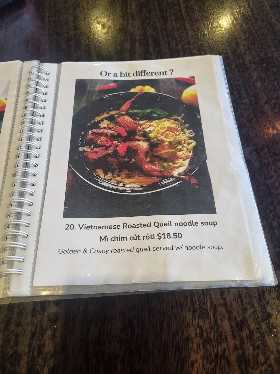 Menu, La Chanh