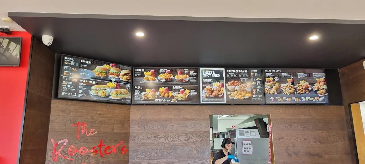 Menu, Red Rooster - Campbellfield