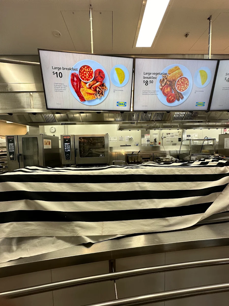 Menu, IKEA Restaurant