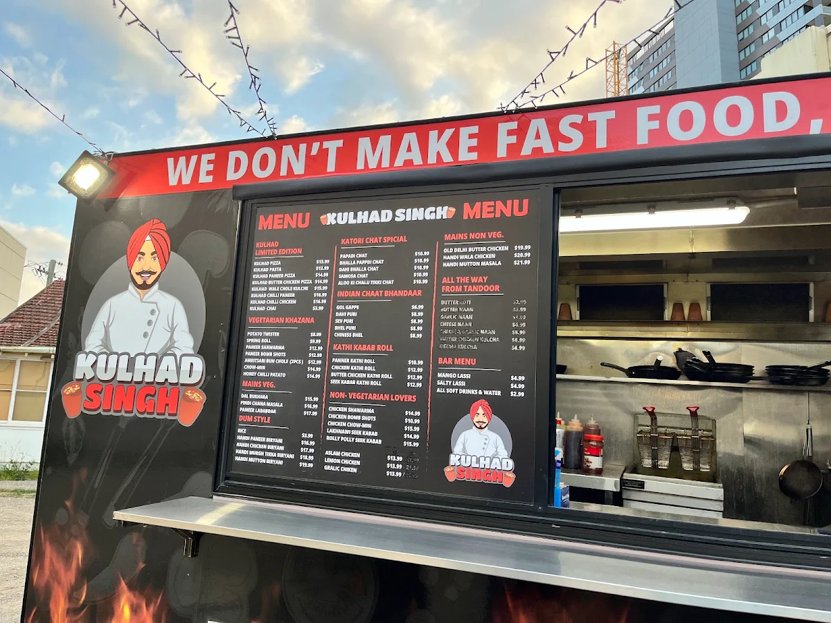Menu, KULHAD SINGH (Kulhad Pizza)