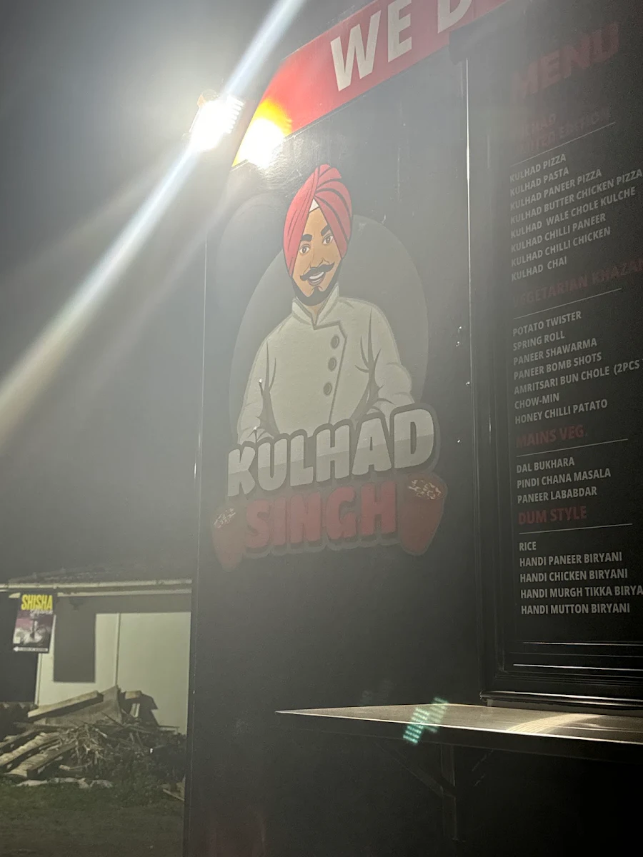 Menu, KULHAD SINGH (Kulhad Pizza)