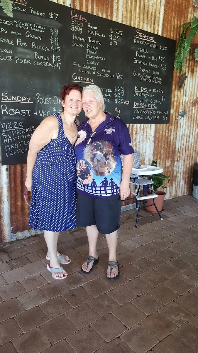 Menu, Purple Pub Brolga Palms Motel