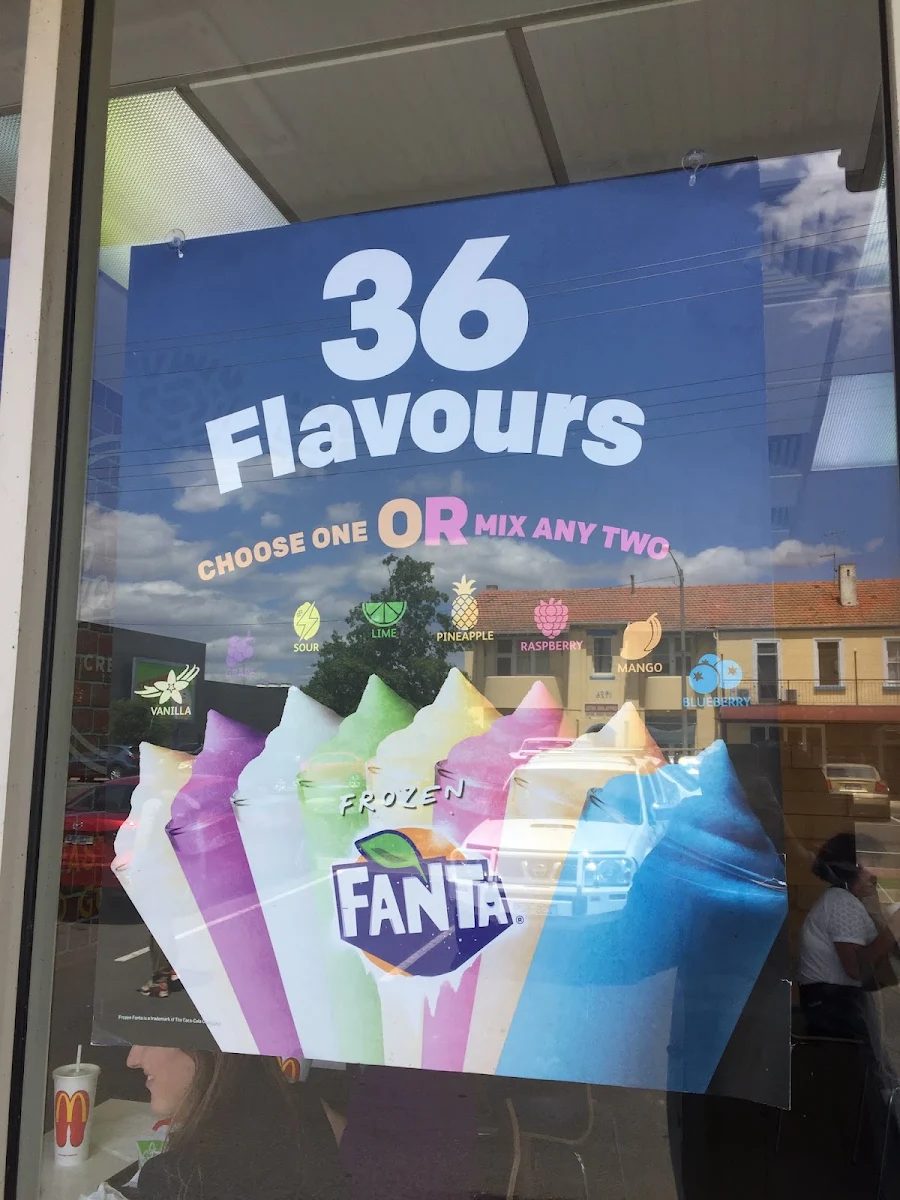 Menu, McDonald's Sale