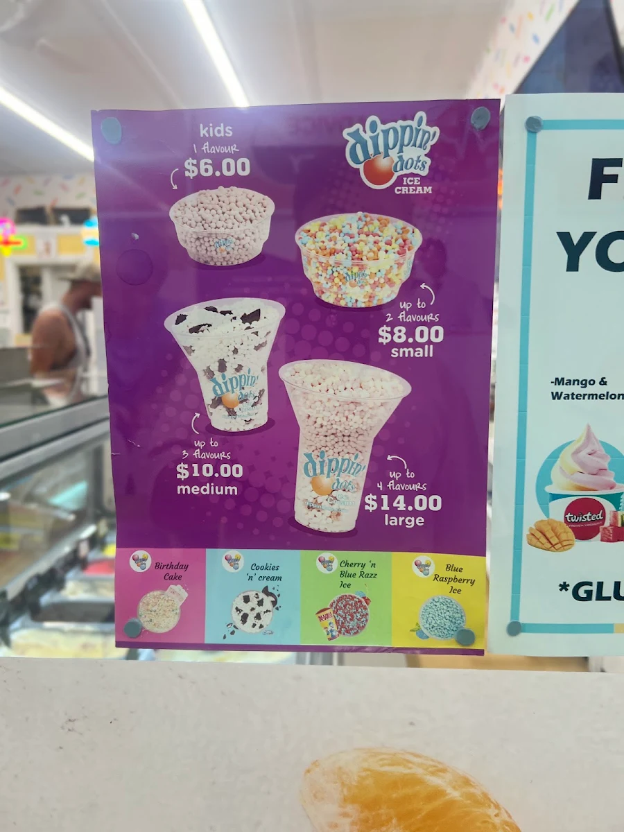 Menu, Ulladulla Ice Creamery + Gelato & Sorbet