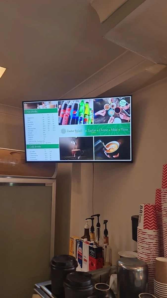 Menu, Zaatar Baladi Manouch Lebanese Bakery and pizza Ermington