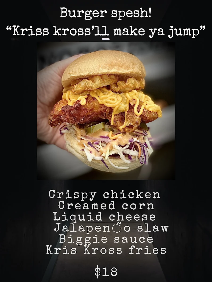 Menu, Notorious E.A.T. Foodtruck catering