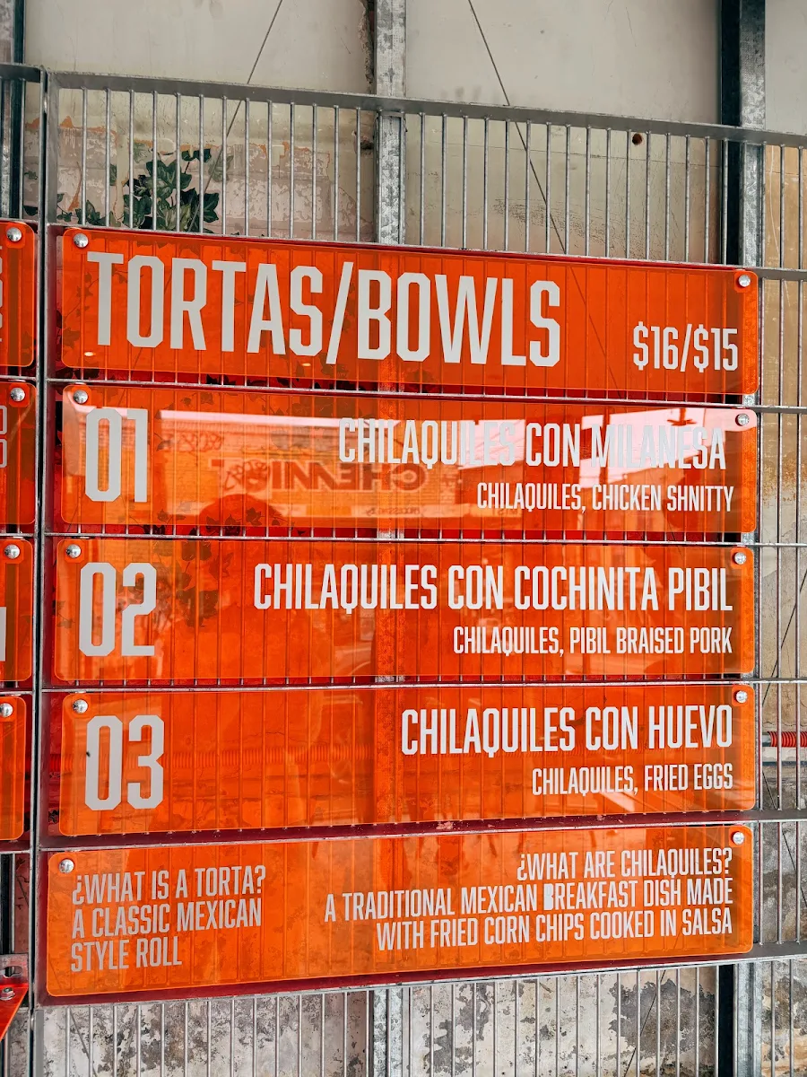 Menu, CUMBÉ Tortas & Coffee