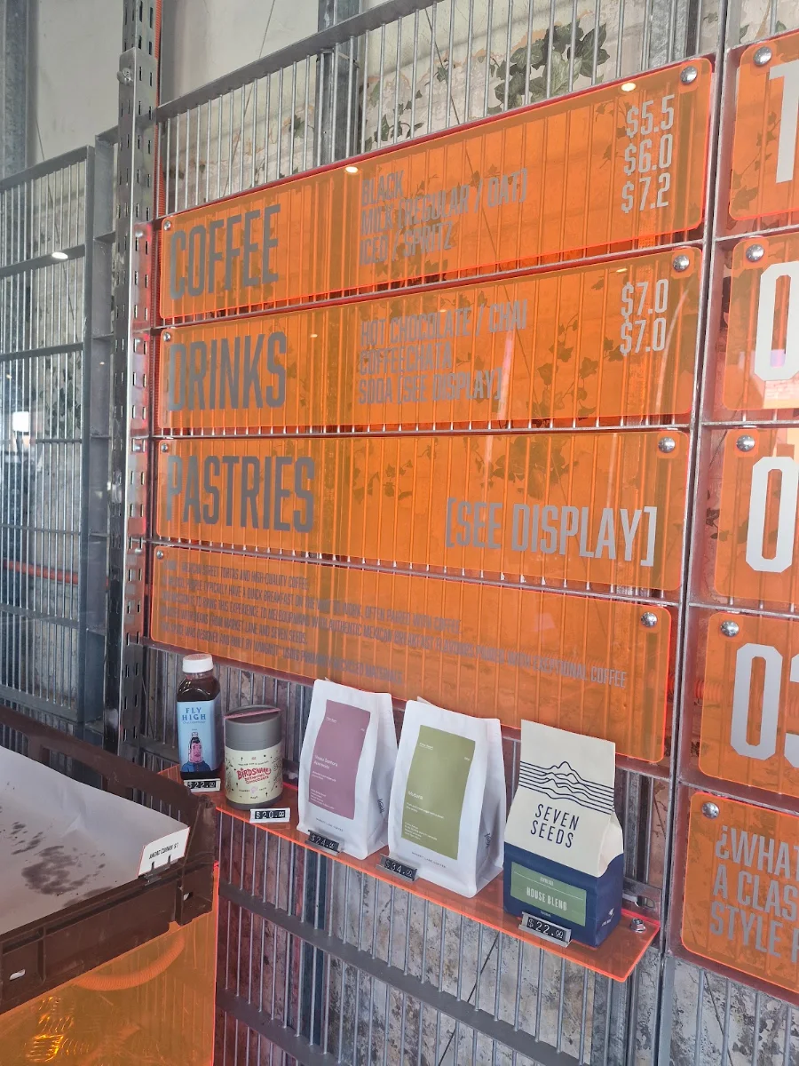 Menu, CUMBÉ Tortas & Coffee